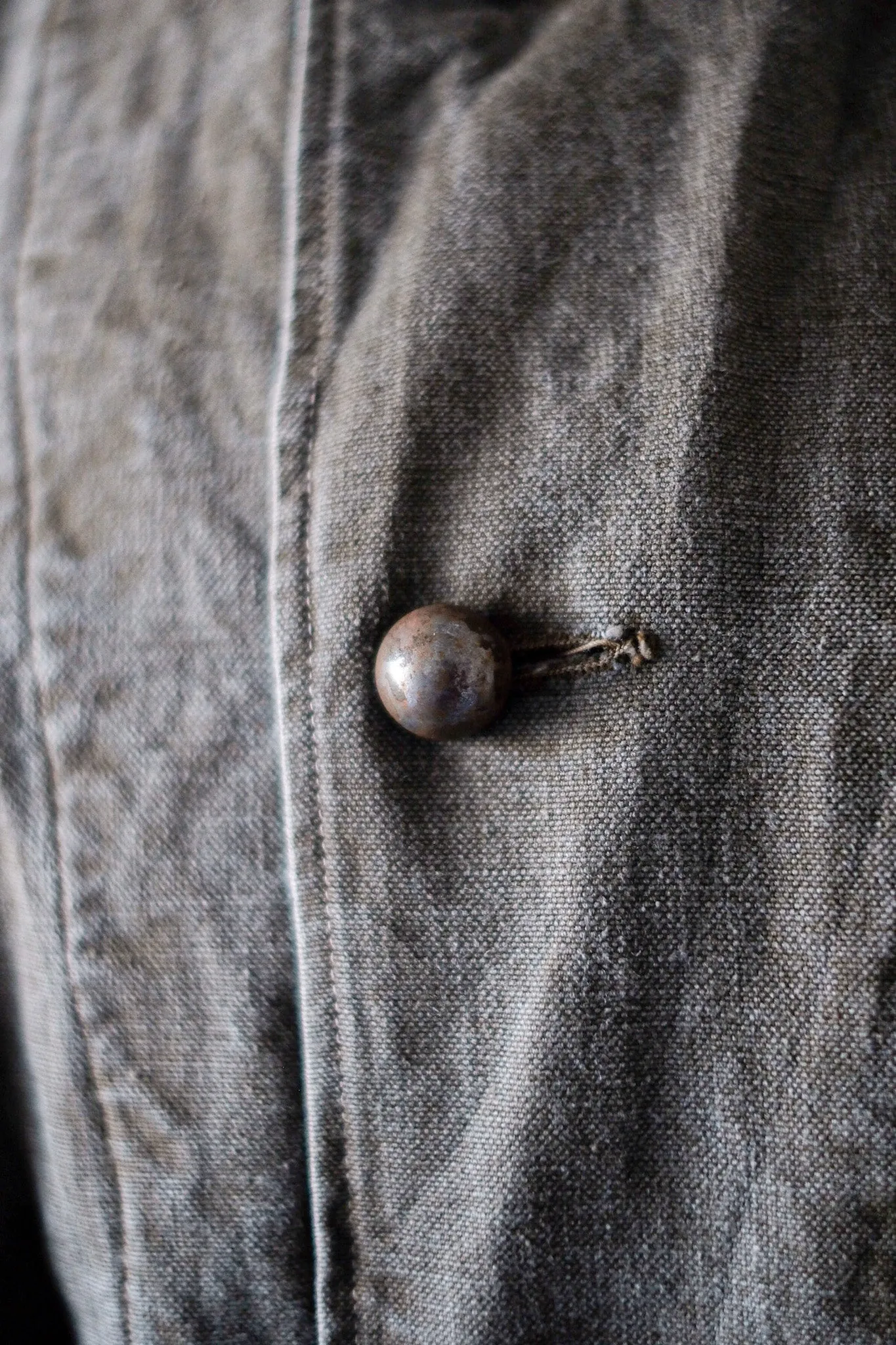【~50's】French Army M35 Motorcycle Coat "Cotton Linen Type"