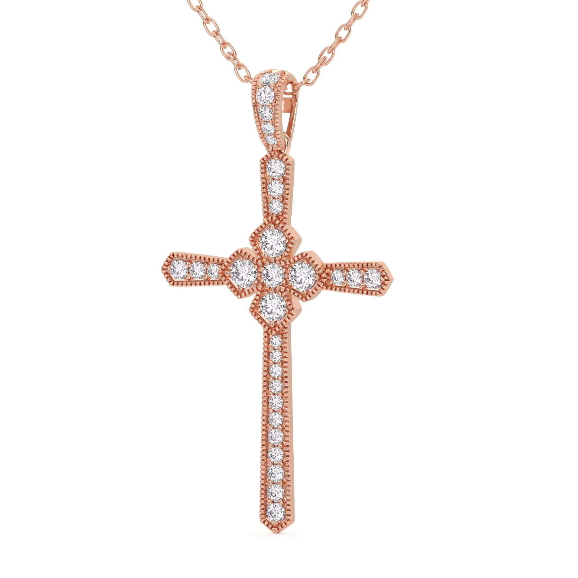 Cross Pendant 1/2Ctw