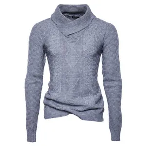 Fall Winter Jacquard Knitted Warm Casual Sweater
