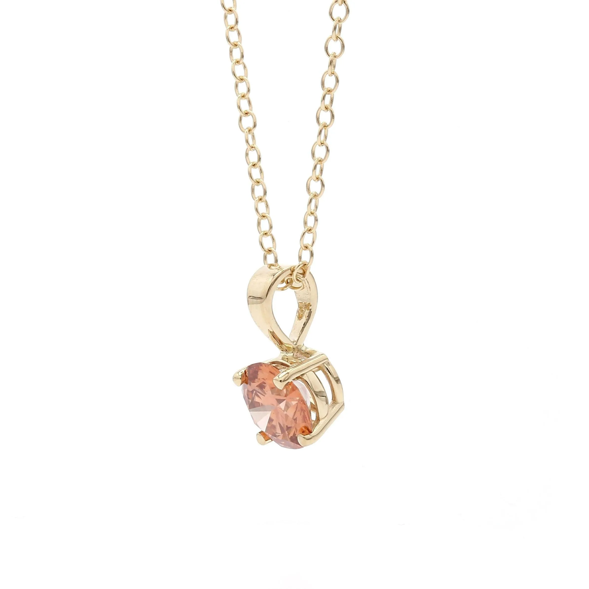 Patty Pendant - 3/4 Ctw. Orange
